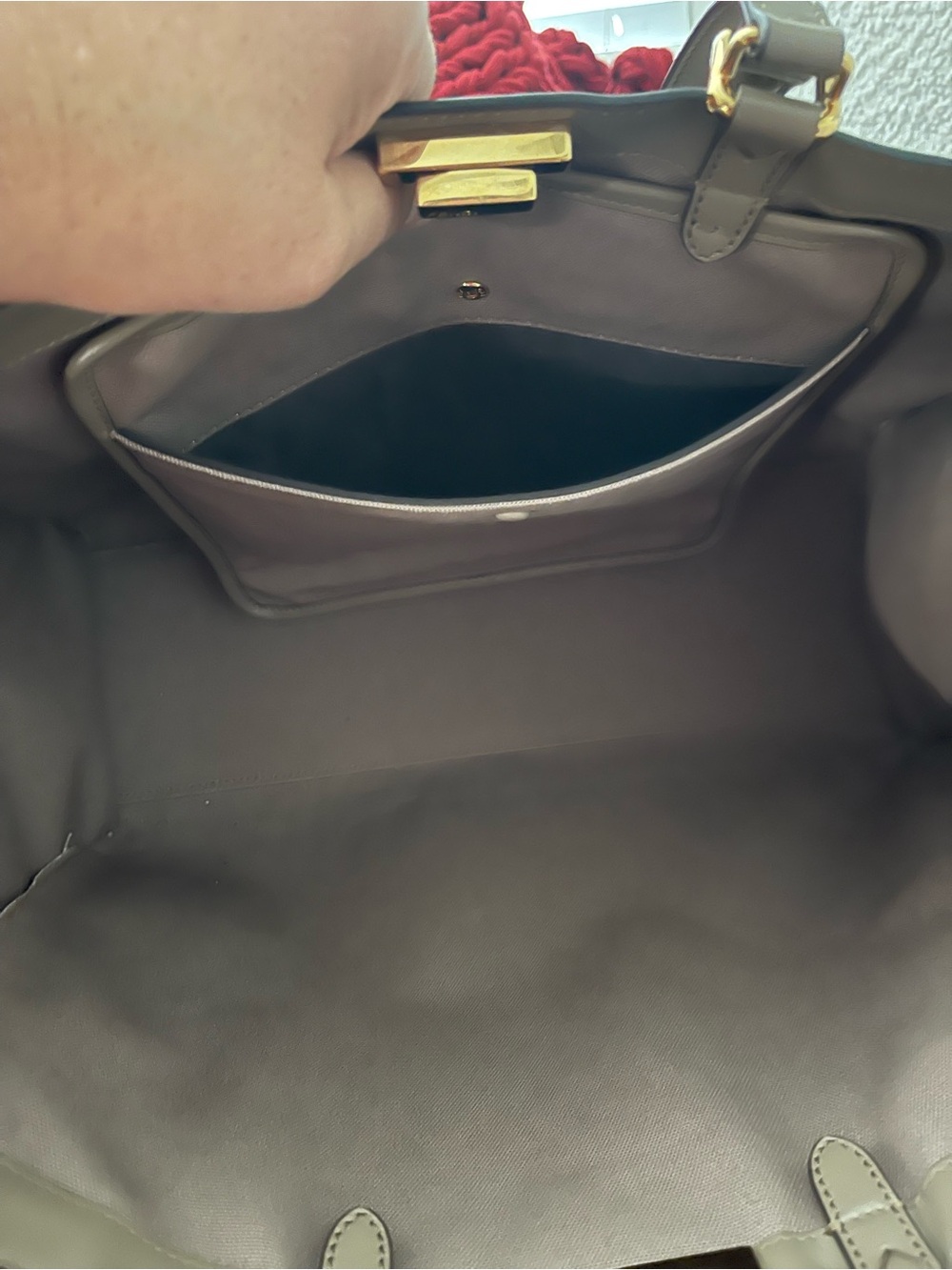 Fendi Brown Taupe FF Jacquard Double-Handle Tote - Picture 11 of 13